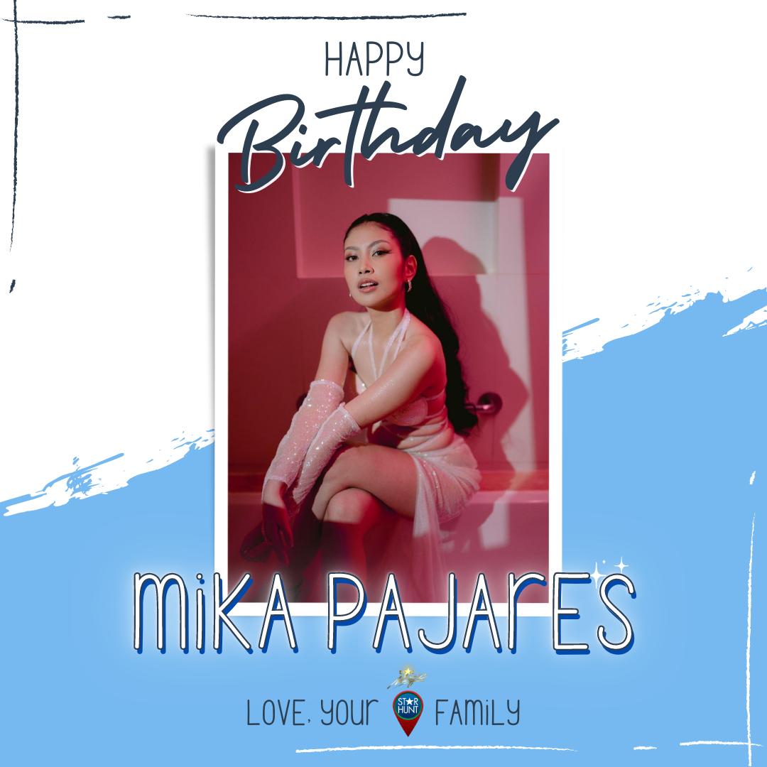starhuntabscbn's tweet photo. Happy Birthday, Mika (@iamikapajares)! 🎉 May all your wishes come true! Enjoy your day and always keep on shining! ✨

Love, your Star Hunt family ❤️ https://t.co/zfWoz5IIDY