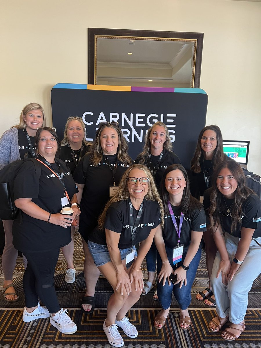 Kell_MathCoach's tweet image. This week I had the privilege to take some amazing math teachers to a conference. We learned so much about our new resource, student engagement, building positive relationships, and great ideas for professional learning! 
#WSD  #TNI2023  #Carnegie