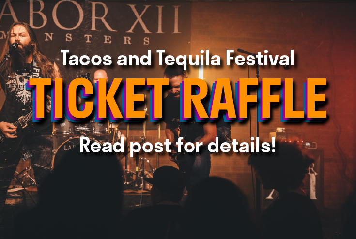 *TACOS AND TEQUILA TICKET RAFFLE*
We are raffling TWO TICKETS to Tacos and Tequila to see Incubus, Third Eye Blind, Badflower, Black Stone Cherry, Paris Jackson, and Lost Hearts!! 

Tickets are 1/$20 or 6/$100! More details at the link! 

https://t.co/flGyIgmLVg https://t.co/3X3TrbtqpN