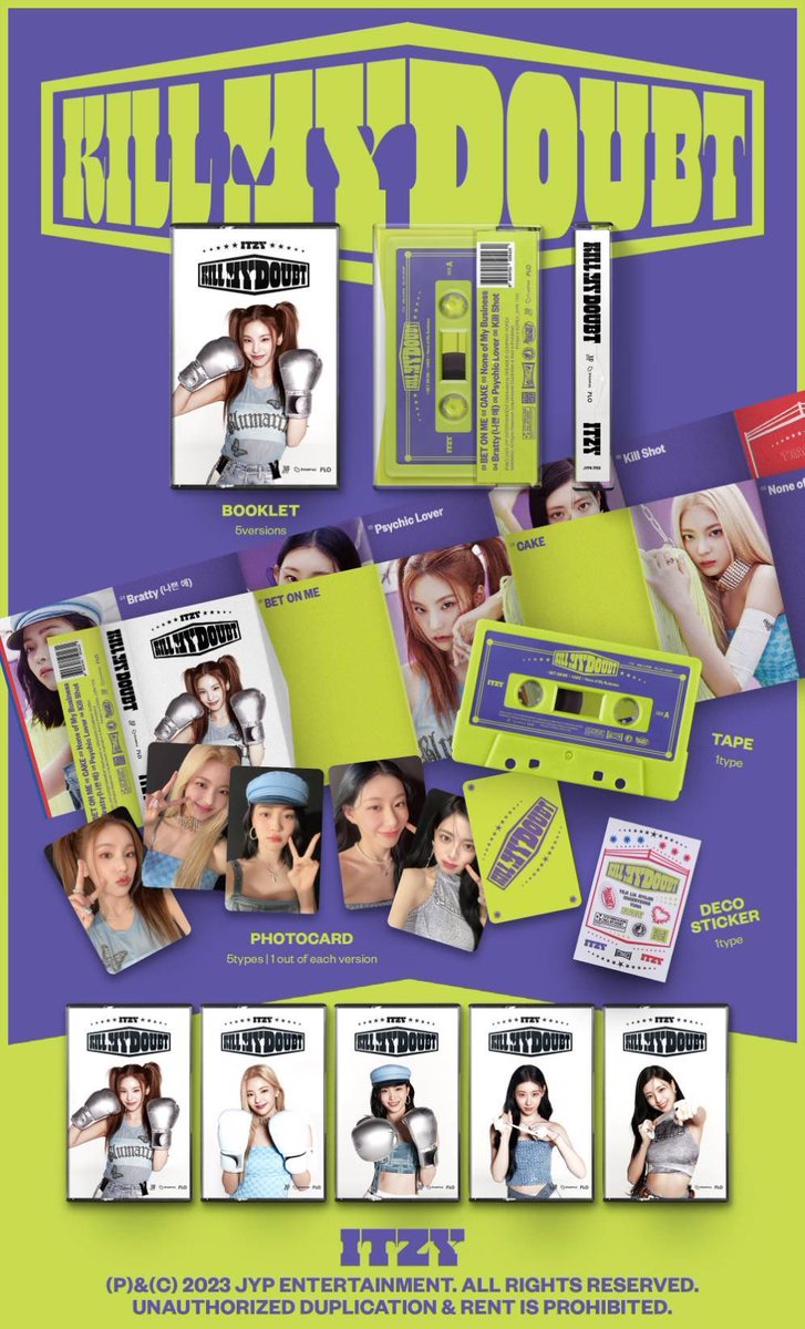 starlix_store's tweet photo. PREVIEW ITZY’s kill my doubt!!! so cute😩😩 kita masih ada slot lim, std, sama digipack yaaa https://t.co/3L1Lc9kgjg