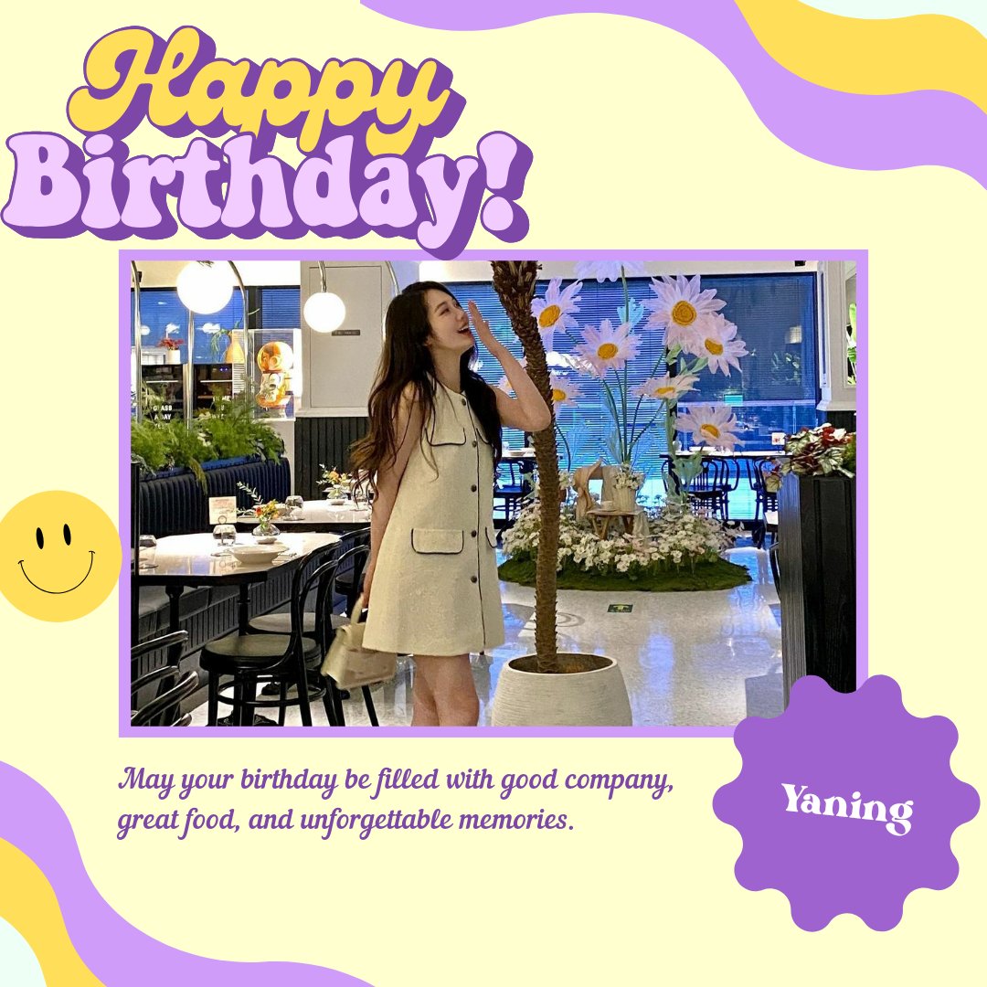 KpopUpd89622207's tweet photo. Happy Fú Yǎníng Day!🥳🤍

#HappyYaningDay #Yaning https://t.co/sBEtA0PgXe