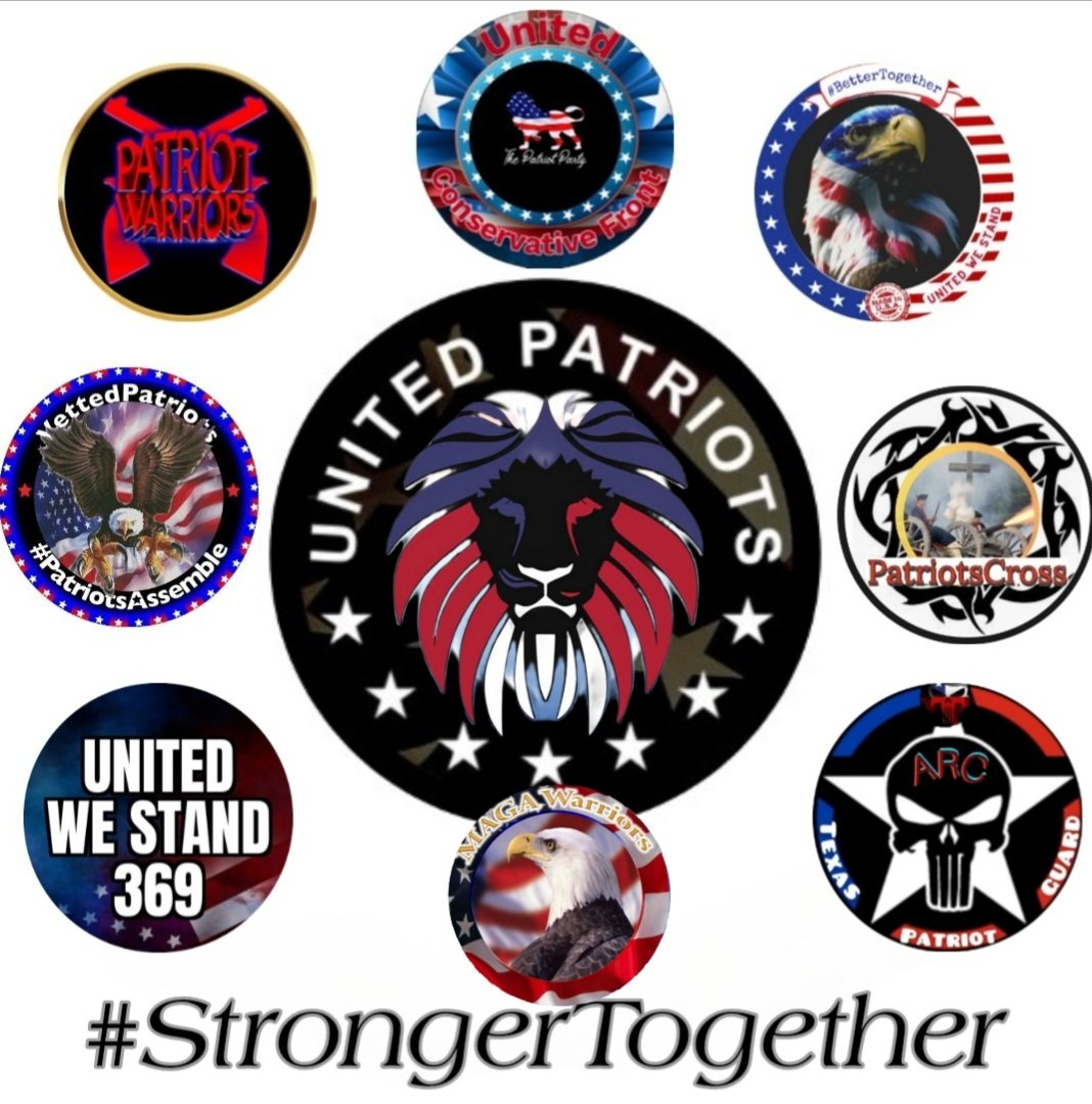 Patriots, if you see these groups & members they believe in Unity, Patriotism, Freedom, America first principles, Moral & Values. Others Dont! #UnitedPatriots2024

#PatriotWarriors 
#UnitedConservativeFront 
#VettedPatriots 
#UnitedWeStand 
#UWS369
#PatriotsCross 
#MagaWarriors
