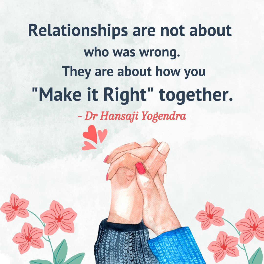 So if you're ever in a conflict with your partner, remember that it's not about who was wrong. It's about how you can work together to 'Make it Right.' #jyotisinghparentcoach