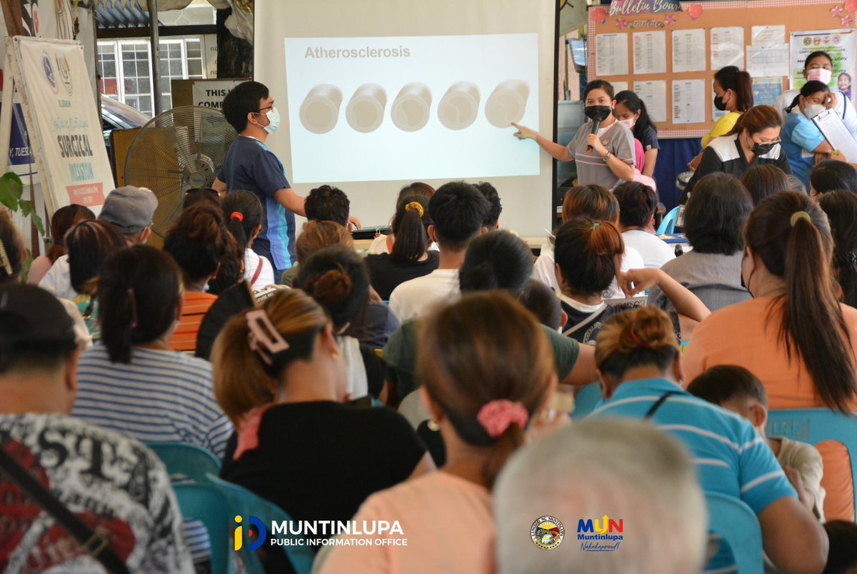 OFFICIALMUNTI's tweet photo. Maraming salamat sa lahat ng dumalo sa Nutrition Seminar for Cardio Patients nitong July 10 sa Ospital ng Muntinlupa.
Ito ay bahagi ng ating Make Your City Proud (MYCP) campaign para sa buwan ng Hulyo.
#OsMun #Muntinlupa #MYCP https://t.co/vFa5yuFyjr