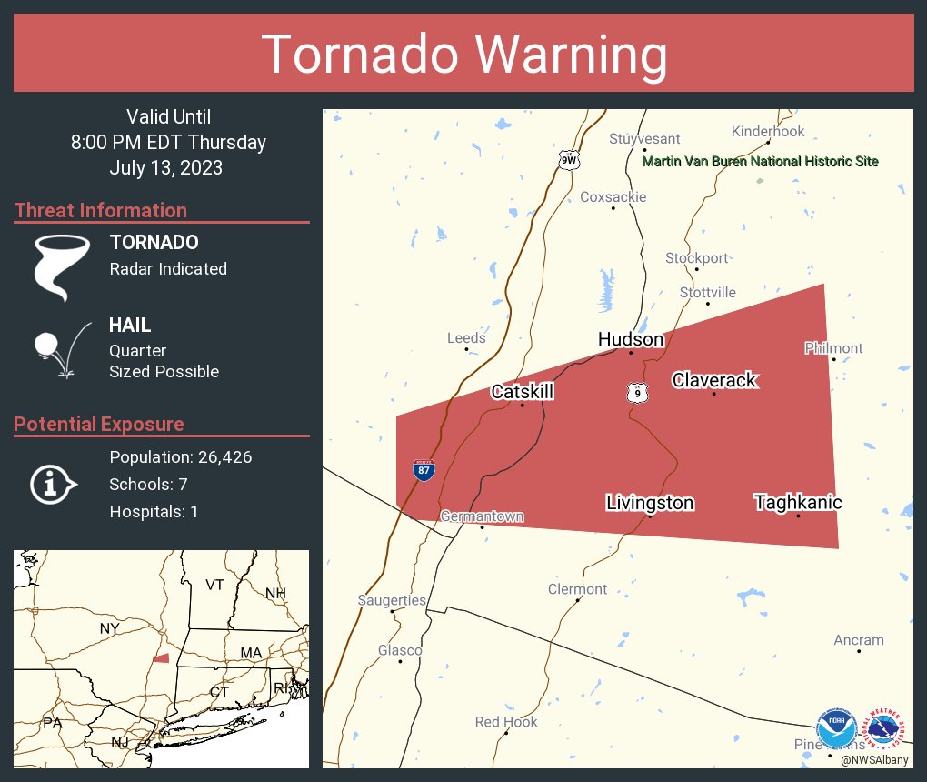 NWS Tornado tweet media