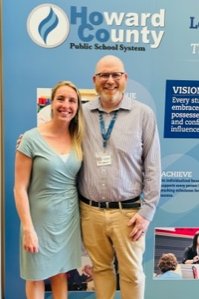 Congratulations to Assistant Principal Keri Golibart and Leadership Intern Brian Holcomb-McMahon. They were introduced today at the Howard County Board of Education meeting.