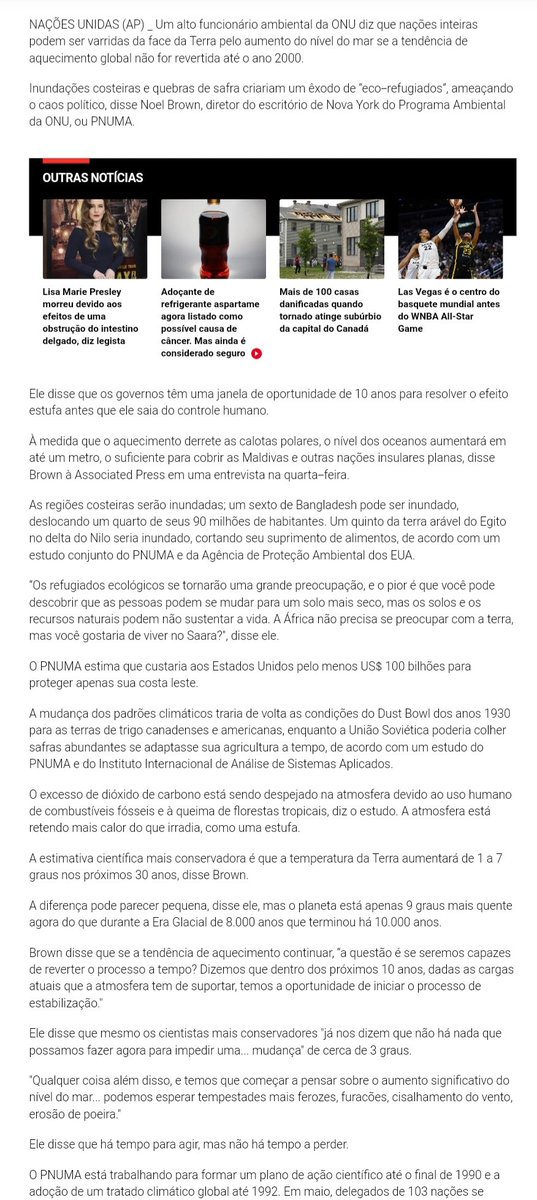 Saipralavendil1's tweet photo. 🚨 URGÊNCIA CLIMÁTICA 🚨
Os governos têm uma janela de oportunidade de 10 anos para resolver o efeito estufa antes que ele saia do controle humano!
Isso ocorrerá se a tendência de aquecimento global não for revertida até o ano 2000.
+...
#ClimateCrisis #ClimateEmergency #Aque https://t.co/Iyk2dXPo6E