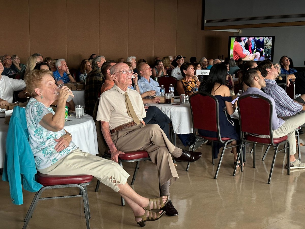 Doc_First's tweet image. The second screening of #thegirlwhoworefreedom just began! We're honored to have a very special guest: George Guertin, a #wwiiveteran! We thank him for his incredible service to our nation.

#documentaryfirst #WWIIVet #WWIIHeroes #WWIIHistory #americanheroes