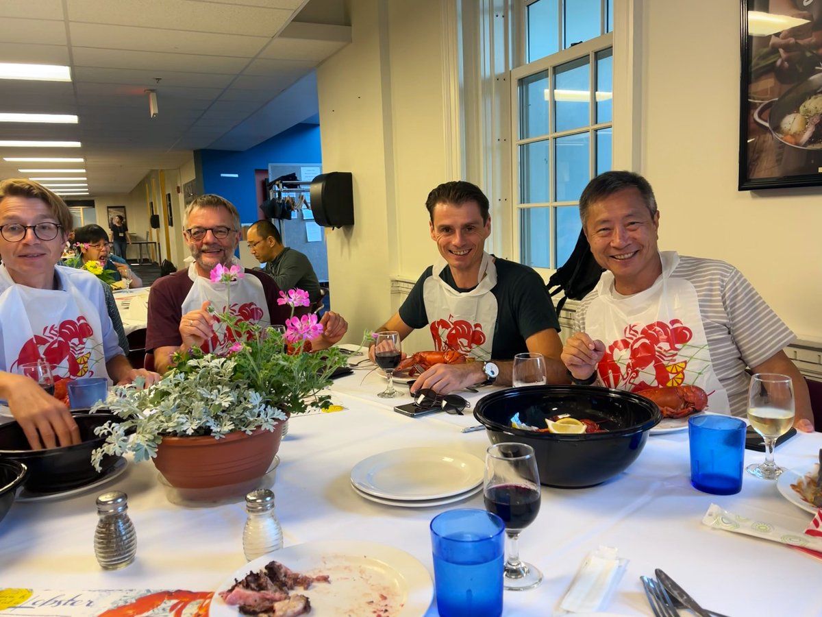 Chloé Yeung (@ccstorytime) on Twitter photo Last evening of the Collagen GRC 2023 and it’s lobster time! #CollagenGRC2023 <a href="/NystromLab/">Nyström Lab</a>, Uwe Hansen, <a href="/TomVanAgtmael/">Tom Van Agtmael</a> and Danny Chan (and Suneel Apte got cut out of the frame)! 🦞🍷 Last evening of the Collagen GRC 2023 and it’s lobster time! #CollagenGRC2023 <a href="/NystromLab/">Nyström Lab</a>, Uwe Hansen, <a href="/TomVanAgtmael/">Tom Van Agtmael</a> and Danny Chan (and Suneel Apte got cut out of the frame)! 🦞🍷