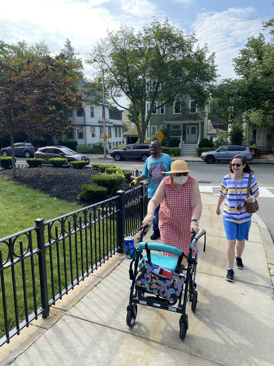 mystic_elder's tweet photo. Walk &amp; Roll Club is the newest part of our Wellness Nurse Program at 630 Salem St., Malden! The group circles the building twice every Thursday, in a self-paced &amp; inclusive stroll. In addition to the health benefits, it’s good social interaction! #walknroll #FitnessAtEveryAge https://t.co/In20DwH49l