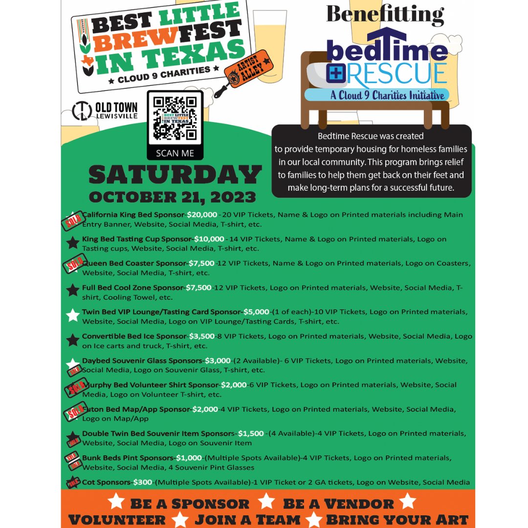 cloud9charities's tweet image. 🍺🍻Join us at Best Little Brewfest 2023! 🍺🍻