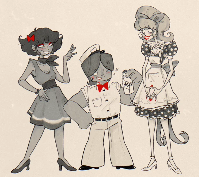 just going to pretend these are my ocs bc ive really lost the plot w this one
