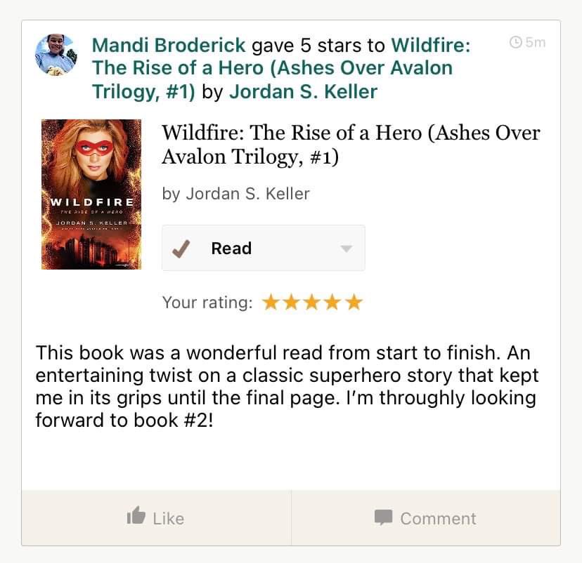 Wildfire is pup approved!

I love this action shot of Wildfire and the review that follows made my heart soar. Thank you for reading and your kind words!