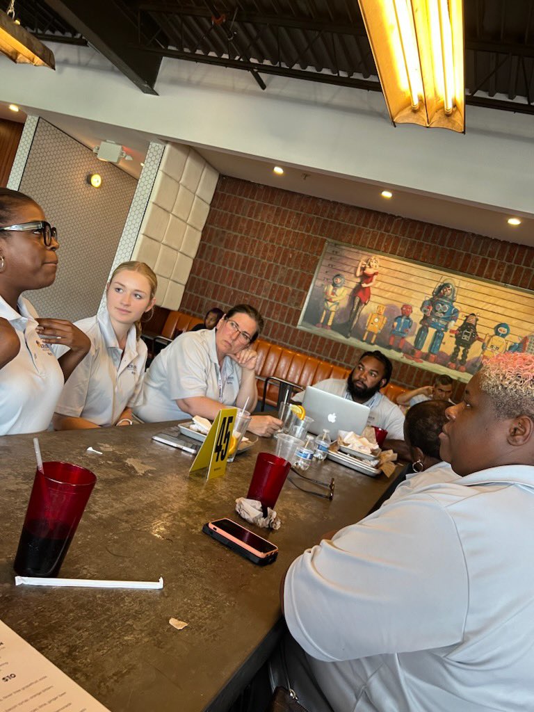 DrMac18047916's tweet photo. We are in ATL to visit Ron Clark Academy. It is a great experience of professional development and reflection. The Kramer Community will be stronger and better because of our learning. Kramer is on the RISE! #kramertakesATL #thekramerway #gotjoy https://t.co/zDzo340f6K