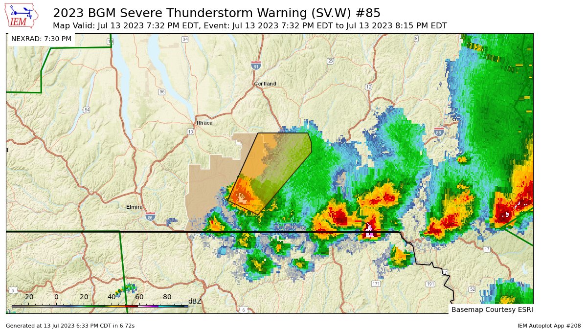 Mark Tarello on Twitter "Severe Thunderstorm Warning [wind 60 MPH