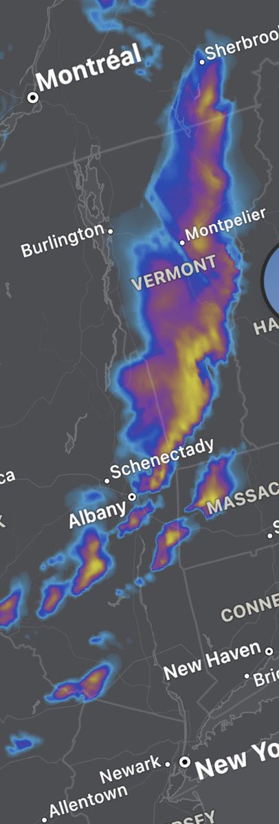 bridgbeth's tweet photo. Mother Nature, my neighbors in #Vermont do NOT need anymore rain right now!! Stop it! Also we don’t want it in #NewHampshire, send it somewhere that actually needs it. https://t.co/ZLVH2MdPhW