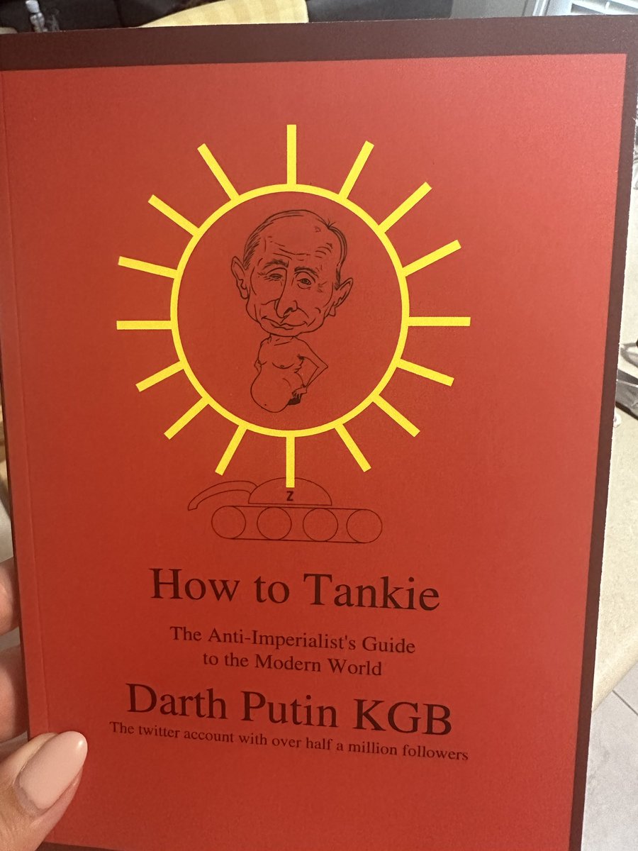 Comrade Vladimir Vladimirovich @DarthPutinKGB has inspired me to be a better person, so I got the training textbook. #Putin #Ukraine