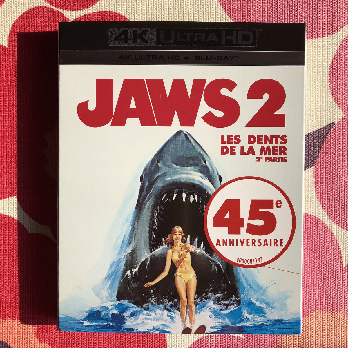 Been waiting for this release for a while! Can’t wait to watch it 🧡

#jaws #jaws2 #4KUltraHD