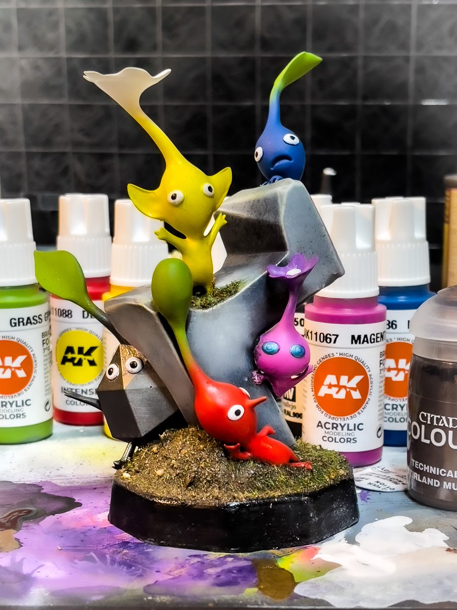 Painted my first model in ages!!! God I cannot wait for #Pikmin4. This print was a test of my new resin. Yes “My” Resin.

For now. Enjoy this little piece of art I made for my daughter

#MiniPainting #MiniPrinting #Pikmin #Nintendo #3dprinted #3dprinting #3dprinted #Saturn3