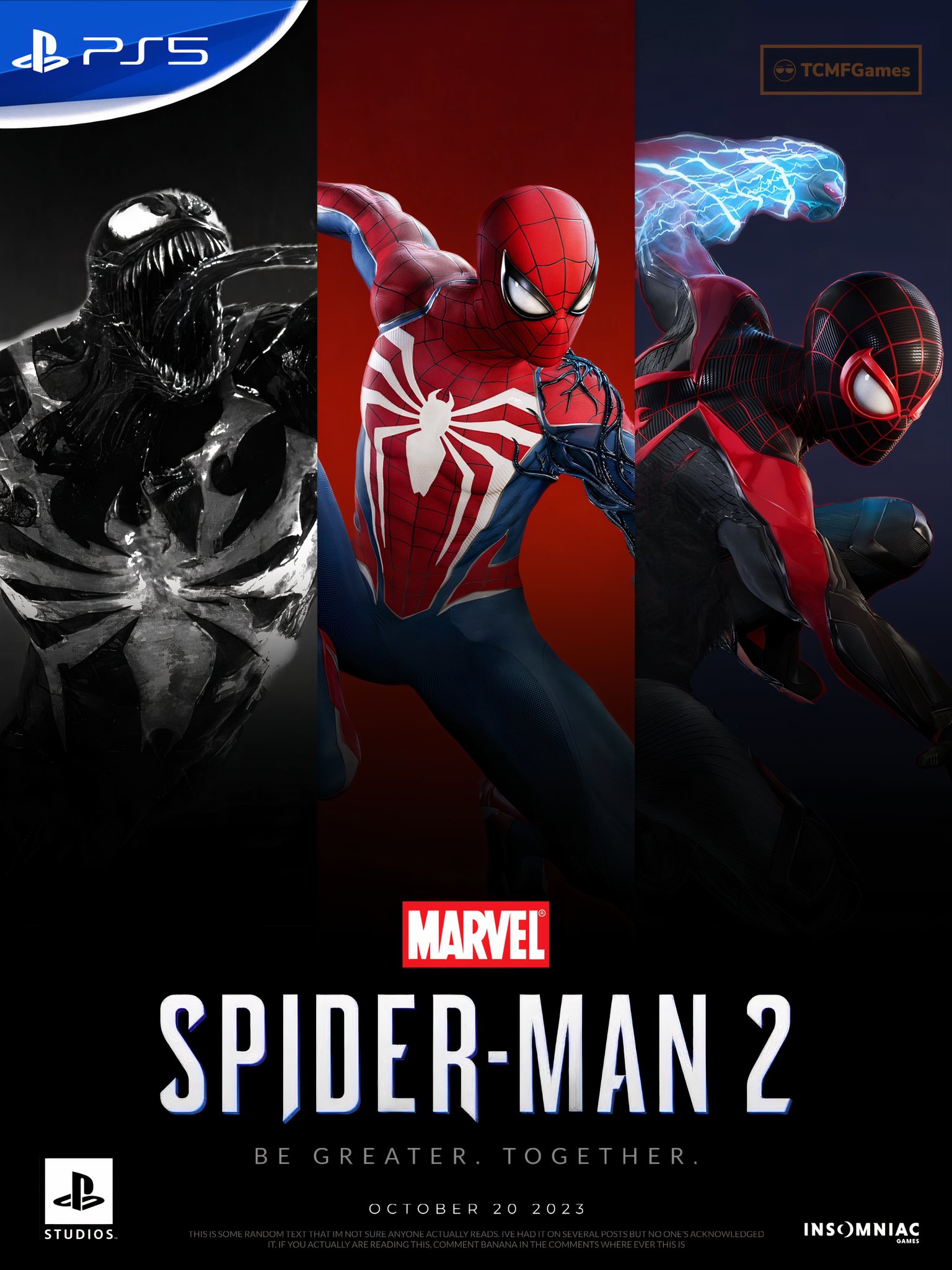 TCMFGames on X: Spider-Man 2 PS5 trailer hype PS5 Only