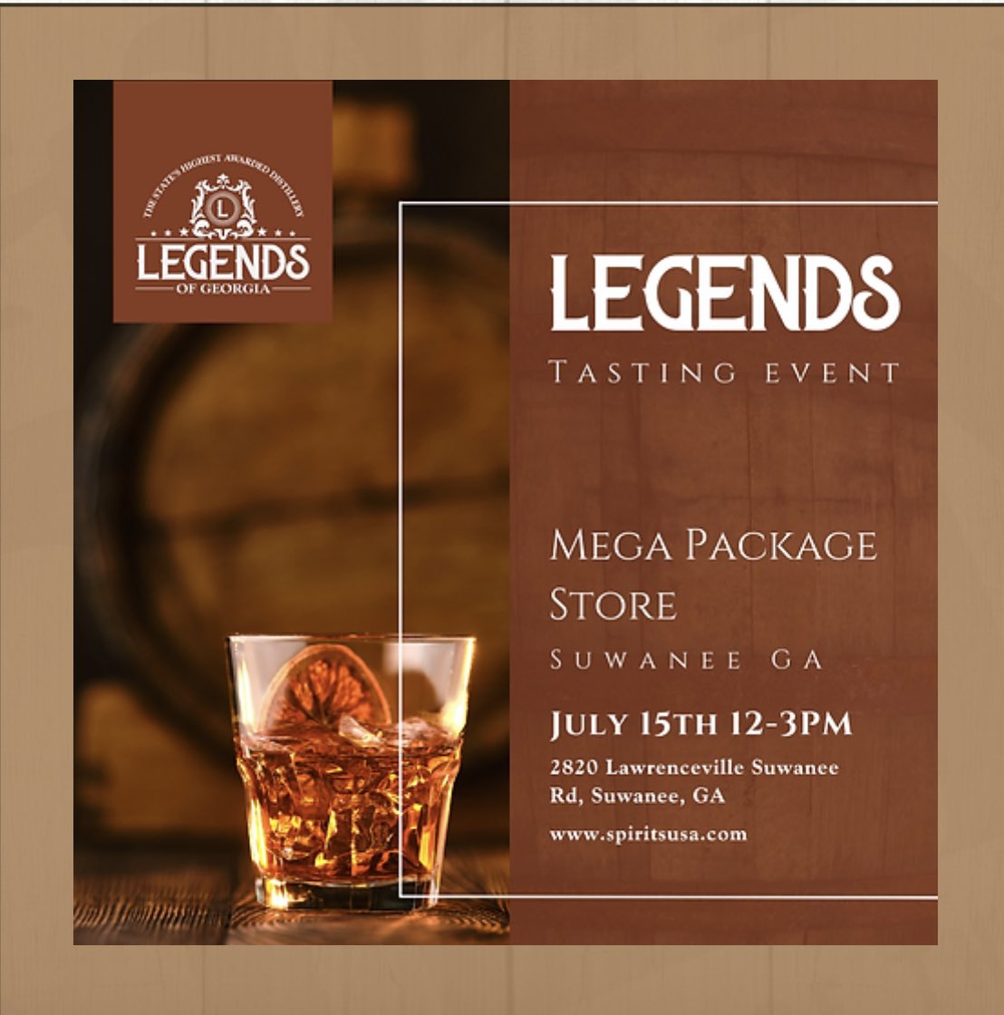 SouthsideSteve's tweet image. Join Me this Saturday 7/15/23 at @megapackage in Suwanee Ga. from Noon to 2pm for a signing and meet and greet.. Get some Legends Yeah C’mon Bourbon Whiskey! @legends_spirits @TheYeahCmonShow @YeahCmonBourbon @_WhiskeyWisdom @GAFollowers