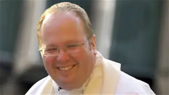 RC_Southwark's tweet photo. @RC_Southwark offers warm congratulations to The Reverend Dr Robert Billing, who has been appointed the new Rector of the Catholic National Shrine of Our Lady at Walsingham in Norfolk, succeeding #BishopPhilipMoger, who is now an Auxiliary Bishop of Southwark. 
He will serve for a five-year term and will take up his new responsibilities from 1 September 2023.
Fr Billing is a priest of the Diocese of Lancaster and served as Bishop's Secretary to three successive bishops over a period of 13 years.
Fr Billing expressed his surprise and joy at his appointment: "My appointment to serve as the new Rector of the Catholic National Shrine and Basilica of Our Lady of Walsingham comes as a big surprise. Of course, it is also a huge joy and honour”.