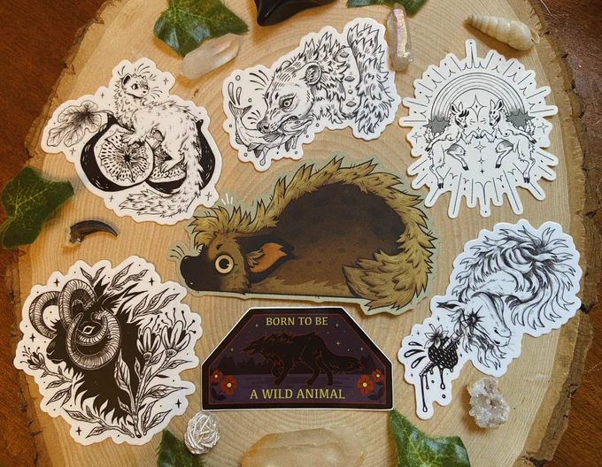 There will be lots of new stickers + some sticker restocks in tomorrows Sh0p drop!! ☀️ 