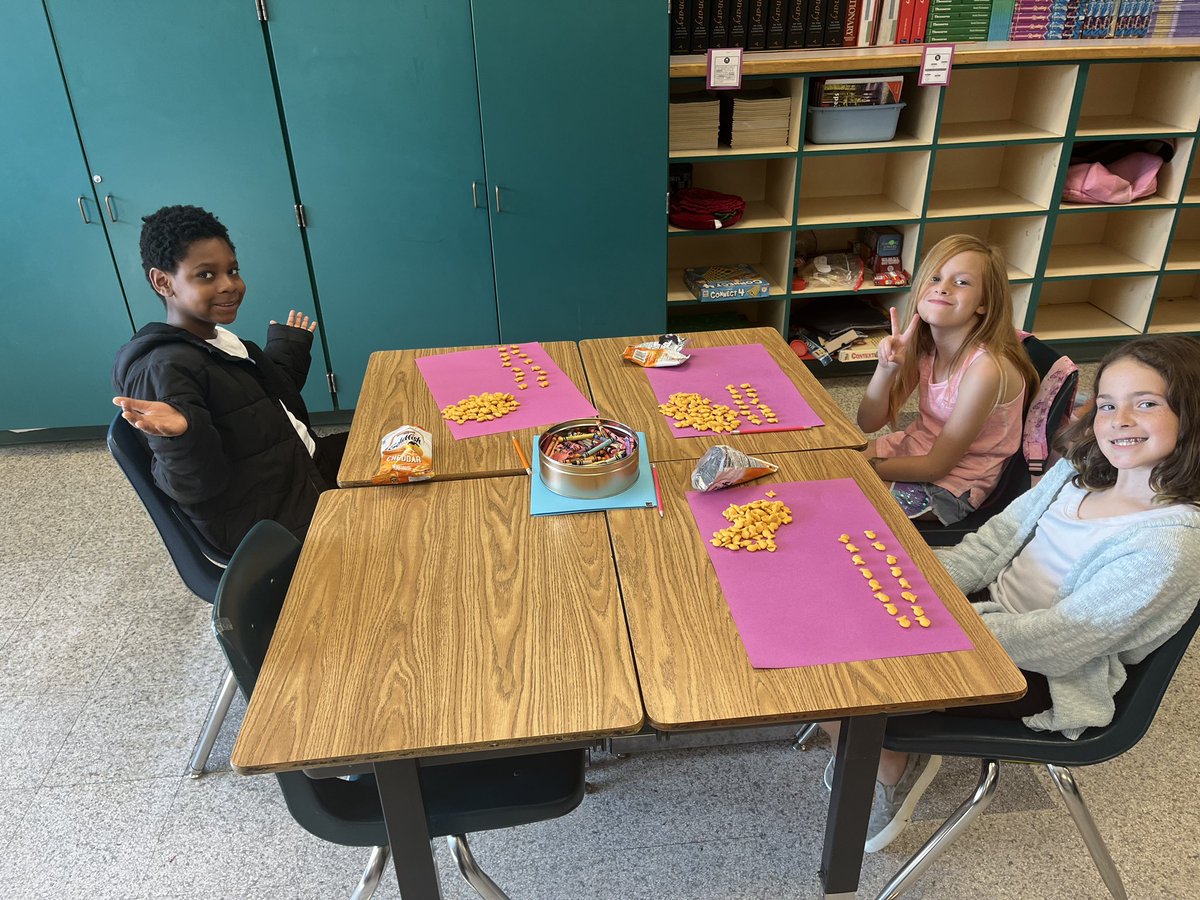 mjpeterm5's tweet photo. Ending 2nd week of SLC @BirdneckES1 3rd graders make arrays and create fractions using 🐡@VBTitleI @vbschools @KarlaYo78612102 https://t.co/4v0xQg7ep6