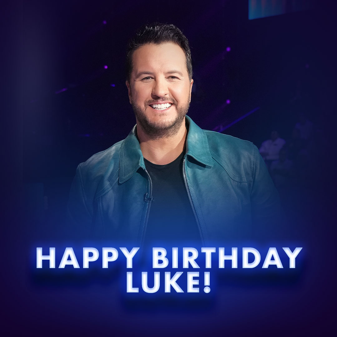 AmericanIdol's tweet photo. Happy Birthday @lukebryan! We hope it's filled with huntin', fishin' and good ole country cookin'! 🎣 https://t.co/KUpAF391TZ