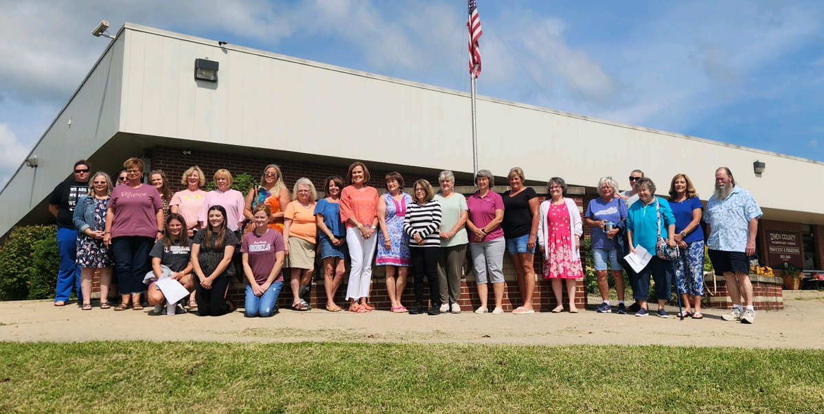 OCSupt's tweet photo. A lot is happening this summer as we prepare for the return of our students! Today, we held our guest teacher and substitute training. We are blessed to have these amazing individuals working with our students throughout the year! #WEareOC #ReturnToSchool #RockStarStaff https://t.co/KClEjeS3LS