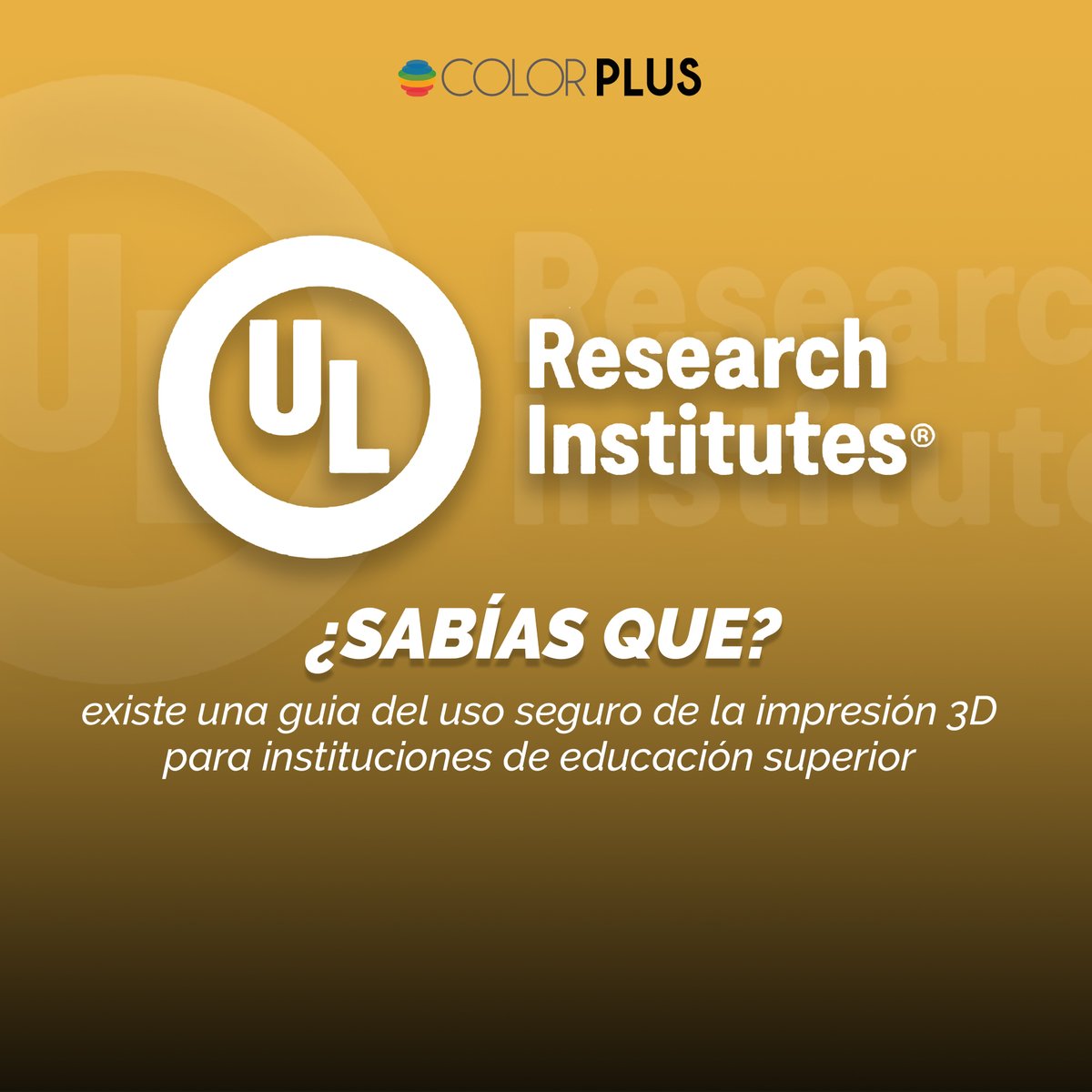 ColorPlus3d's tweet photo. ¿Sabías que…

Existe una guía del uso seguro de la impresión 3D para instituciones de educación superior?🤩

👉https://t.co/ySQyG1Sjot

#impresion3d #impresoras3d #modelado3d #3dprinting #guiaimpresion3d #3dprintguide #educacion # innovación #tecnologia https://t.co/THYM97bjzp
