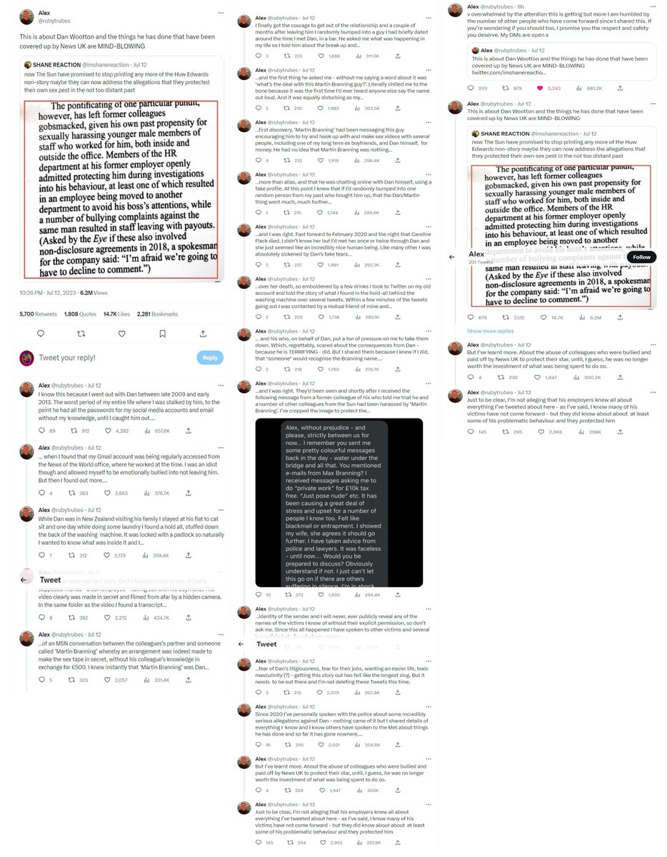 MagicalMusicMan's tweet photo. @GBNEWS Why are you not talking about this as its all over the internet. The Police were involved in 2020... This, under what you have been saying about the BBC clearly you should be talking about #danwootton &amp; #thesun balanced #Payoffs #Police #videos #fakeidenties #workplacebehaviour https://t.co/KxEOaukctg