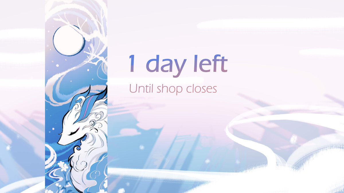 Just 1 day left to get your Ganyu content! 😳 
Thank you for everyone's lovely support.