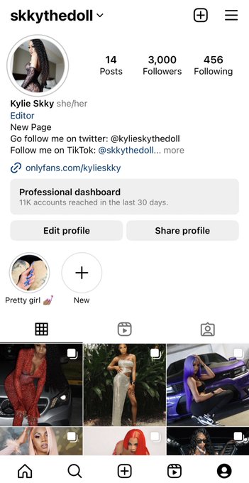 go follow me on the gram 🫶🏽 skkythedoll 💋 https://t.co/dXrJm9SahY<a href="/tag/queenkylie"class="tags"><span>#queenkylie</span></a>