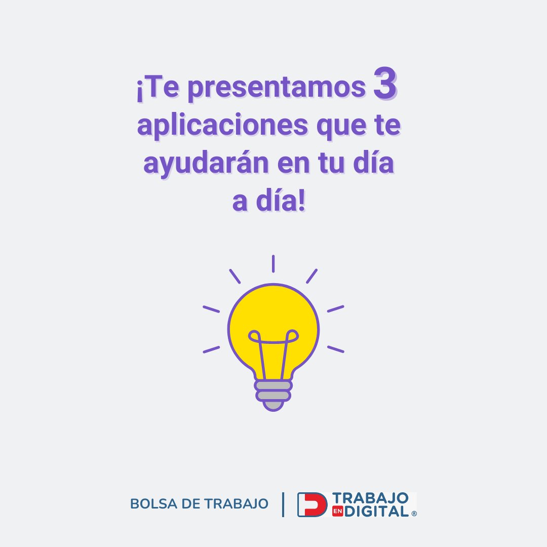 Trabajo_Digital's tweet photo. Para poder organizarte en tu día a día laboral, te proponemos que utilices herramientas digitales.
¿Probaste alguna de las que te proponemos en este post? 

#trabajoendigital #bolsadetrabajo #empleo #organizacion #notion #asana #trello https://t.co/QU4C6IXs0Q