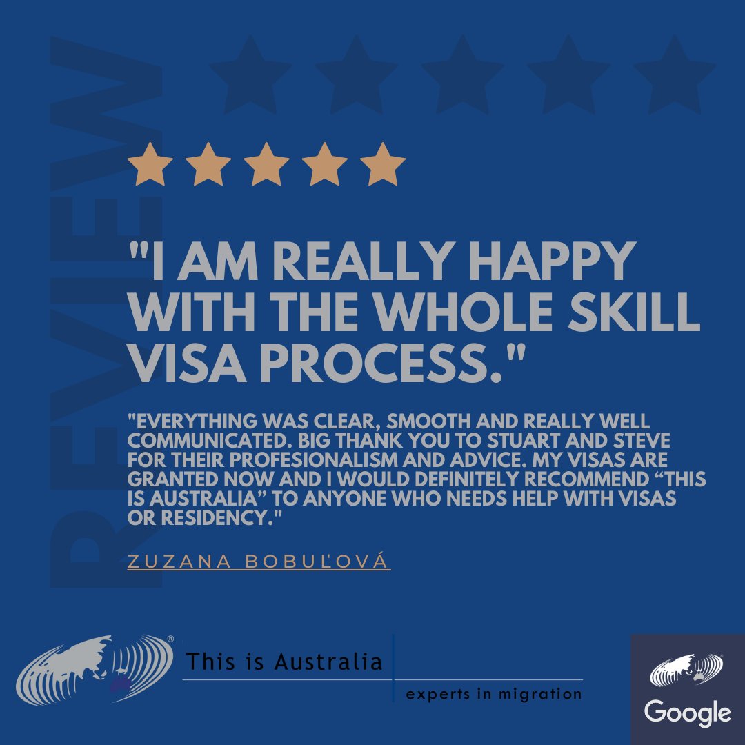 This_is_Aust's tweet photo. Another great Google Review that we received recently. ❤️ 

We are proudly one of the highest-rated migration agents in all of Australia. https://t.co/Z5Hi8CDl4R