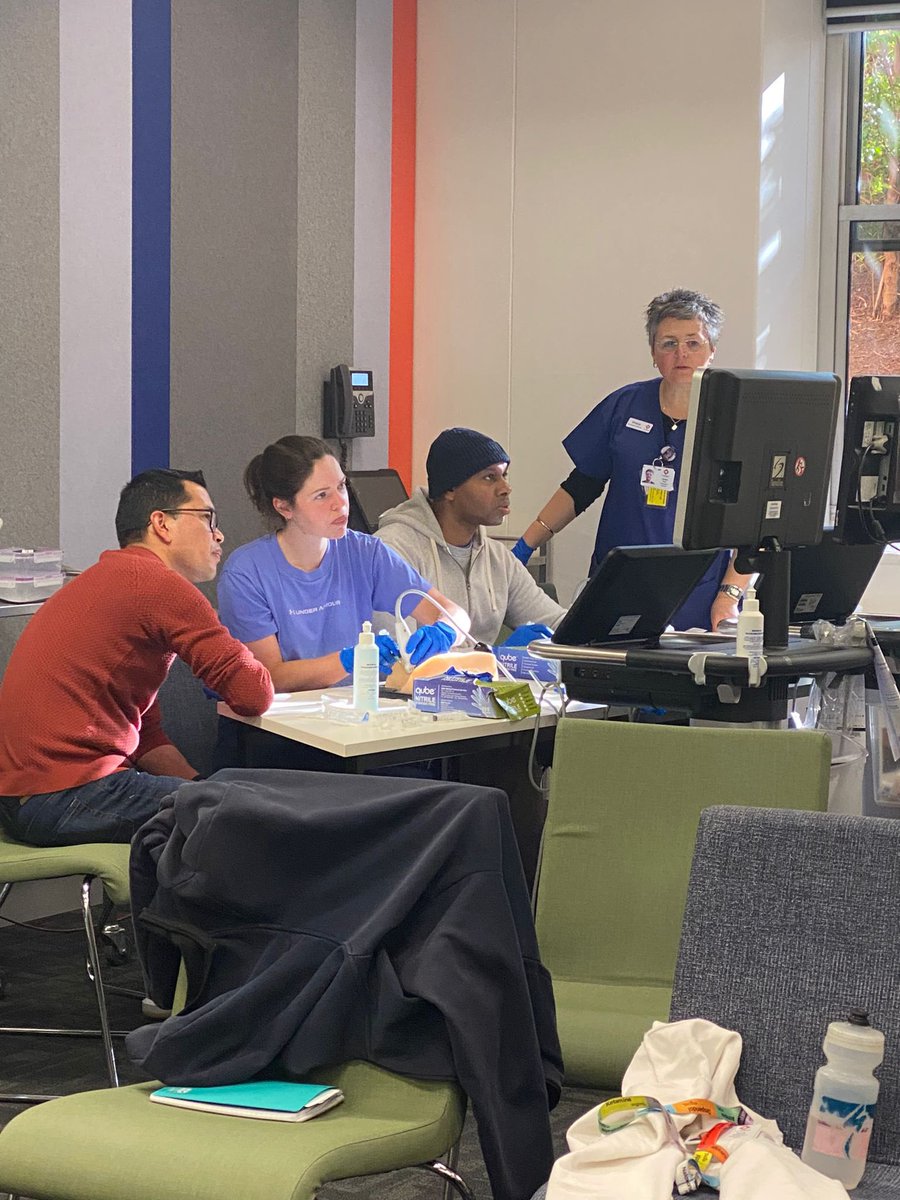 Great support from our ICU nursing colleagues honing our ED trainees CVAD skills! Expertly supported by our Sonographer educator in the ED (SEED) <a href="/UltraOriana/">Oriana Tolo</a> <a href="/intensiveblog/">INTENSIVE - The Alfred ICU</a> <a href="/EmergEdu/">Alfred Emergency Academic Centre</a> <a href="/dmccreary85/">Dave McCreary</a> <a href="/doc_laura_EM/">Laura Scott</a>