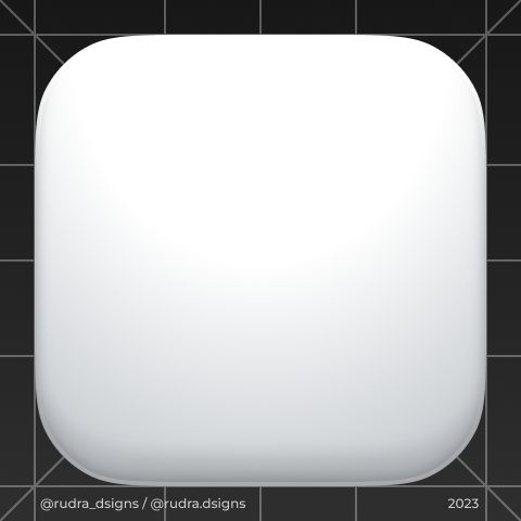 rud_dudd's tweet image. Day 52/100 of making iOS icons. It'll be so funny if I just uploaded a blank white png and called it the @nothing  app icon. lol
#iOSicons #ProductDesign #UIUXdesign #AppIcons #DesignInspiration #DigitalDesign #CreativeIcons #IconDesign #AppDesign #GraphicDesign