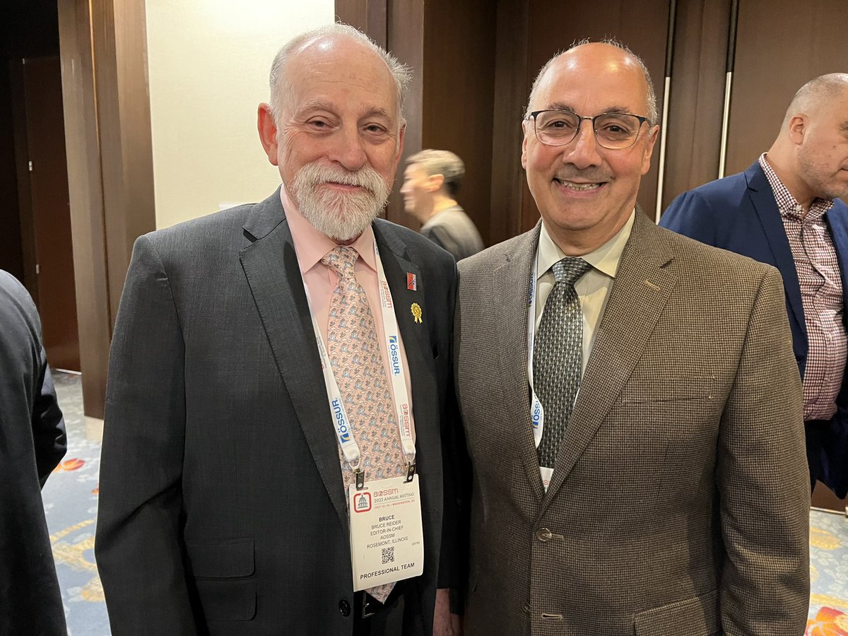 videojsportsmed's tweet image. Seeing old friends and making new ones at the Medical Publishing Group dinner at #AOSSM2023