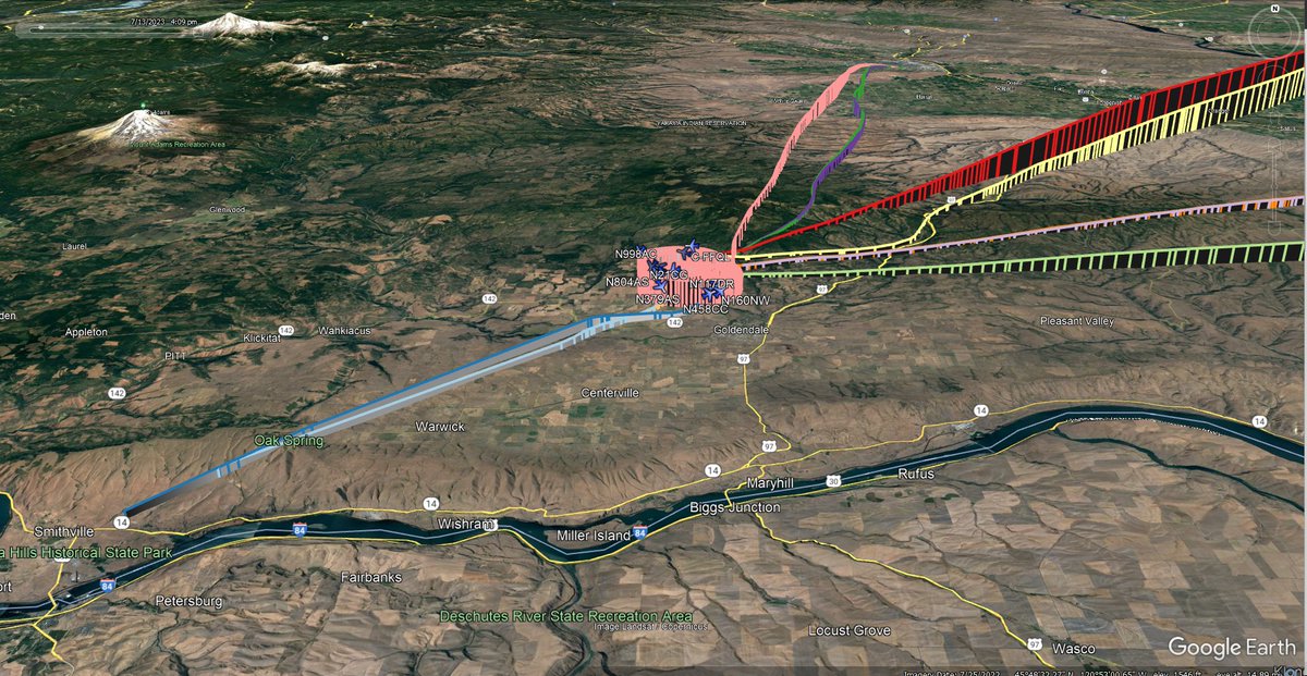fire_feeds's tweet photo. Update with additional firefighting aircraft fighting the 100+ acers #KnightRoadFire in #Goldendale #KlickitatCounty #WA
https://t.co/WKmwVYTPJt
https://t.co/45X3HIkatY
#N21CGLeasing
#N21CG Air Tactical Aircraft
#AeroFlight/#ConAir
#TNKR180 #N998AC Type II Airtanker (LAT)
#TNKR543 #CFFQL Type II Airtanker (LAT)
#AeroSprayInc
#FB207 #N717DA SEAT
#FB210 #N80166 SEAT
#FB245 #N379AS SEAT
#FB246 #N804AS SEAT
🔥