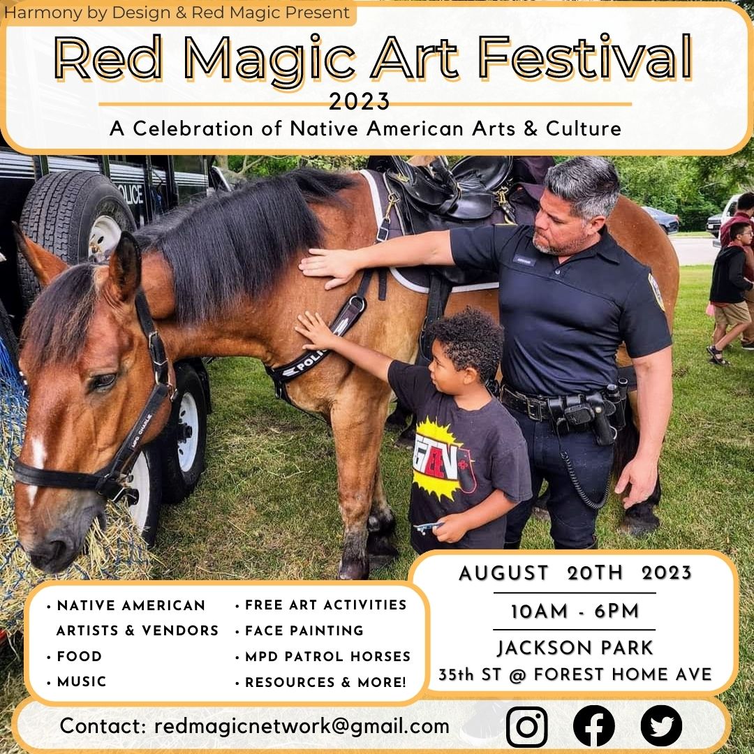 redmagic_org's tweet photo. Milwaukee Police Department's Mounted Patrol are going to be joining us again this year! Support this event with a contribution to our GoFundMe. https://t.co/Aai2TwYxPV Red Magic Festival is a grassroots funded event. #ndntwt #ntvtwt #ndntwitter #ntvtwitter #MutualAid #Milwaukee https://t.co/qHSBSoGWKZ