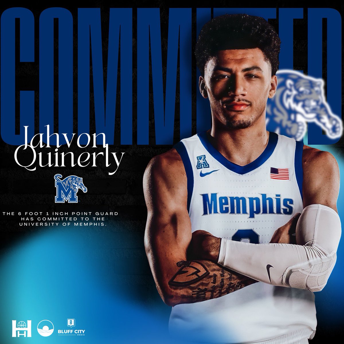 BREAKING: Alabama transfer G Jahvon Quinerly (@RealJahvonQ) has committed to Memphis, per multiple sources. 

Memphis lands a former 5⭐️ and McDonald’s All-American guard, who was poised to play a major role at Alabama next season.

FULL SCOUTING REPORT👇

Quinerly is crafty with