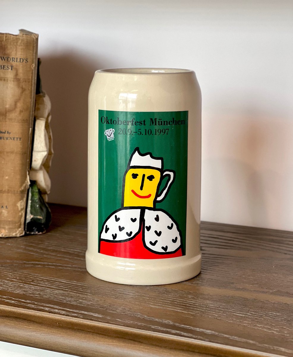 VSeagrape's tweet image. 🐕 Big deals! Beer Stein, Vintage Munich Octoberfest Beer Stein, Munchen Oktoberfest 1997 Beer Stein, Vintage Pottery Beer Stein, Germany Souvenir Mug only at $55.00 on etsy.com/listing/132420… Hurry. #VintageBar #NoveltyBarGlass