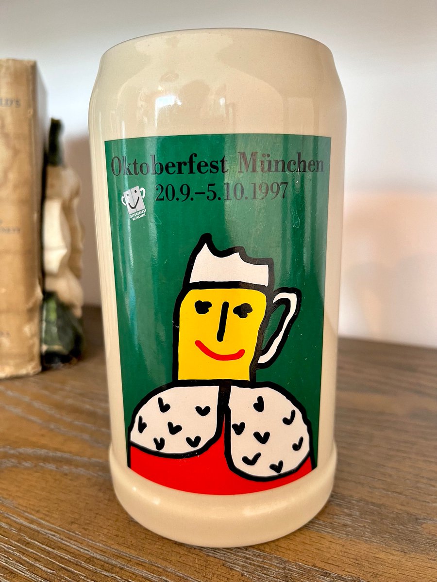 VSeagrape's tweet image. 🐕 Big deals! Beer Stein, Vintage Munich Octoberfest Beer Stein, Munchen Oktoberfest 1997 Beer Stein, Vintage Pottery Beer Stein, Germany Souvenir Mug only at $55.00 on etsy.com/listing/132420… Hurry. #VintageBar #NoveltyBarGlass