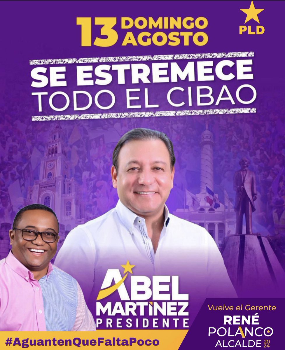 BelarminioR's tweet photo. René Polanco es el mejor alcalde ha tenido Santo Domingo Norte.
@renepolancov vuelve de las manos con Abel Martínez.
Las comunidades de SDN tienen cifradas expectativas y esperanzas de que cuando estos  líderes se instalen en la alcaldía y la presidencia, mejorarán sus vidas. https://t.co/fK156tiuUr