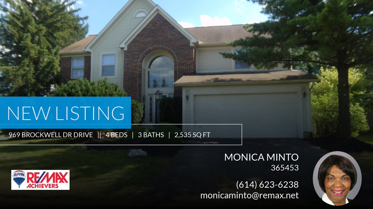 MonicaMintoRE's tweet photo. 📍 New Listing 📍 Take a look at this fantastic new property that just hit the market located at 969 Brockwell Dr Drive in Westerville. Reach out here or at (614) 623-6238 for more information

Monica Minto https://t.co/5Wx6sMSlfM https://t.co/AcLMyX32xh