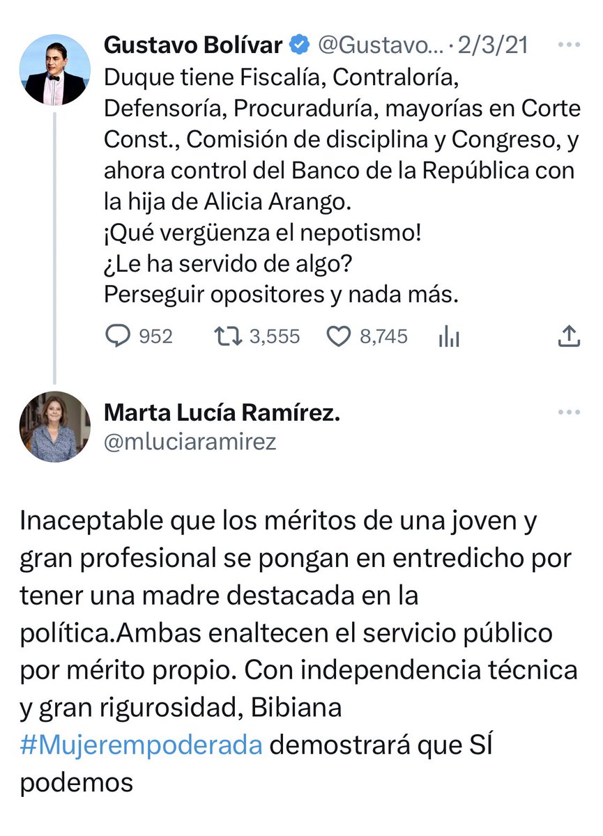 Gustavo Bolívar tweet media