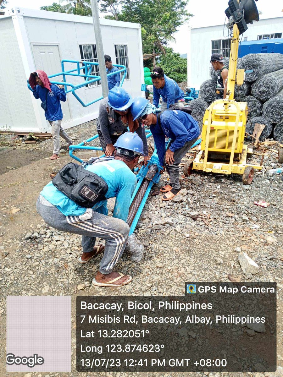 JOEConst's tweet photo. New Project at Bacacay, Albay
Setting-up 2 Drilling Machine and 1 Compressor. https://t.co/H05qszbr92