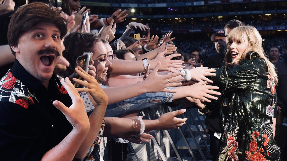 The only person with a voice better than mine 🎤 That <a href="/taylorswift13/">Taylor Swift</a> concert the night before #WWTShowcase 52 was goosebump inducing!!! #Swifty4Life