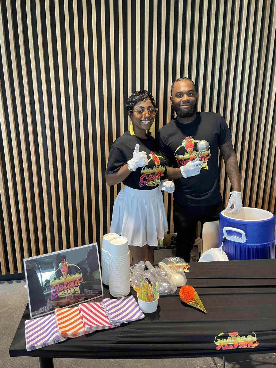 Shoutout to Chem Nem &amp; Gelato City for catering! 🤤#supportsmallbusiness